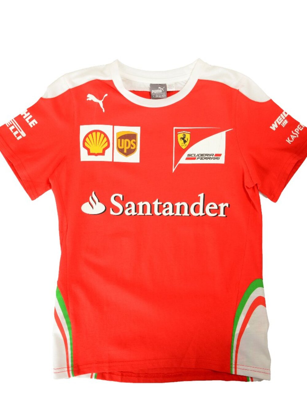 Scuderia Ferrari & Puma "SF Team Tee" Red SS T-Shirt Sz 9/10 Years (M)